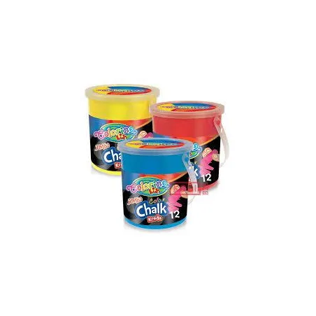 Kreda Kolorowa Jumbo 12 Sztuk Colorino 3+