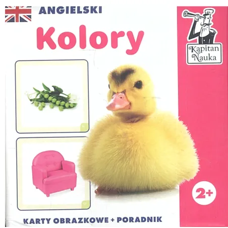 Kapitan Nauka Angielski Kolory Karty Obrazkowe + Poradnik 2+