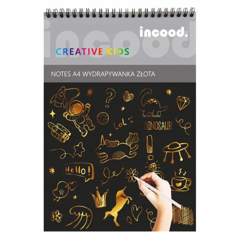 WYDRAPYWANKA TĘCZOWA 10 ARKUSZY A4