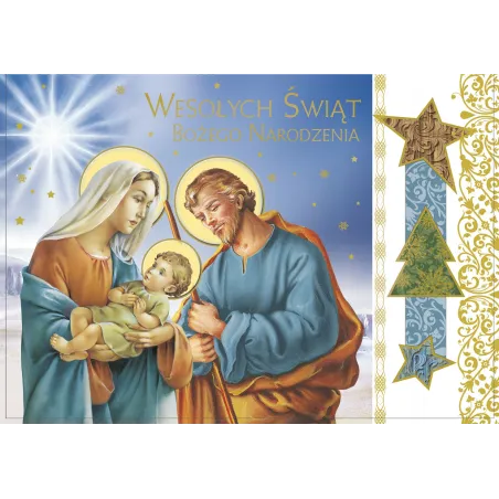 Karnet Bożonarodzeniowy Z Kopertą Karnet Bożonarodzeniowy Z Kopertą