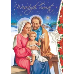 Karnet Bożonarodzeniowy Z Kopertą