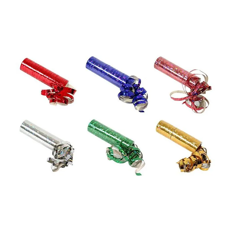 HOLOGRAFICZNA SERPENTYNA IMPREZOWA MIX KOLORÓW 4M