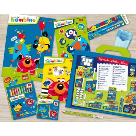 Wyprawka Szkolna Moje Bambino 22 Elementy Dla Pierwszoklasisty