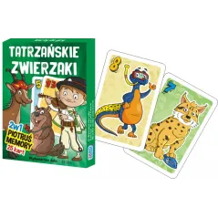 KARTY PIOTRUŚ I MEMORY TATRZAŃSKIE ZWIERZAKI DLA DZIECI