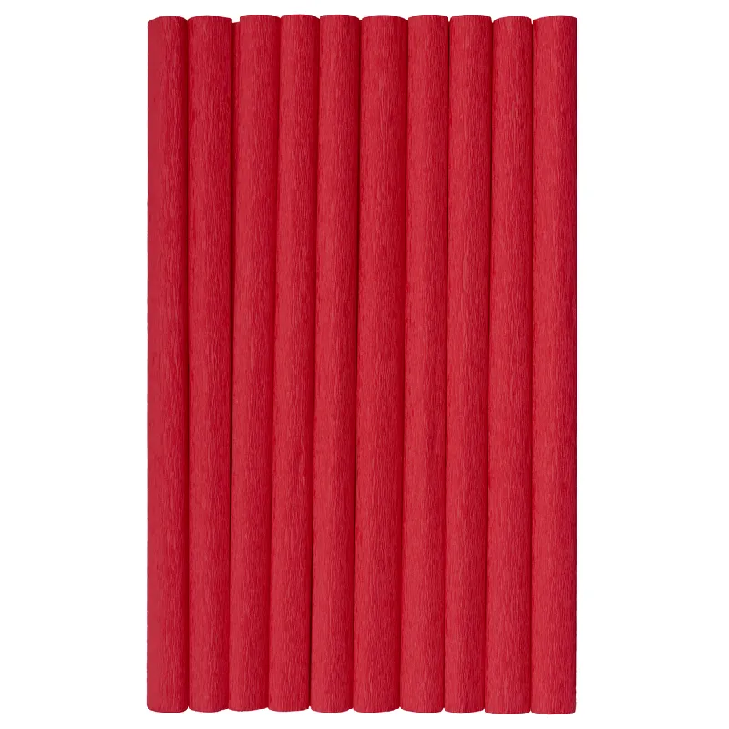 BIBUŁA MARSZCZONA CZERWONA 50 X 200 CM CREATINIO