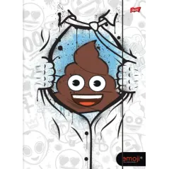 TECZKA Z GUMKĄ EMOJI A4 - Interdruk