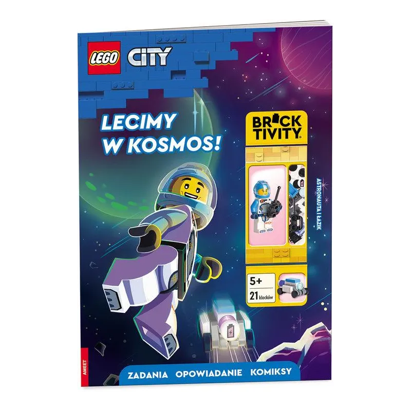 LEGO CITY LECIMY W KOSMOS! CZASOPISMO + FIGURKA 5+