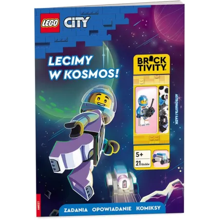 LEGO CITY LECIMY W KOSMOS! CZASOPISMO + FIGURKA 5+