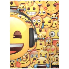 Teczka Z Gumką Emoji A4