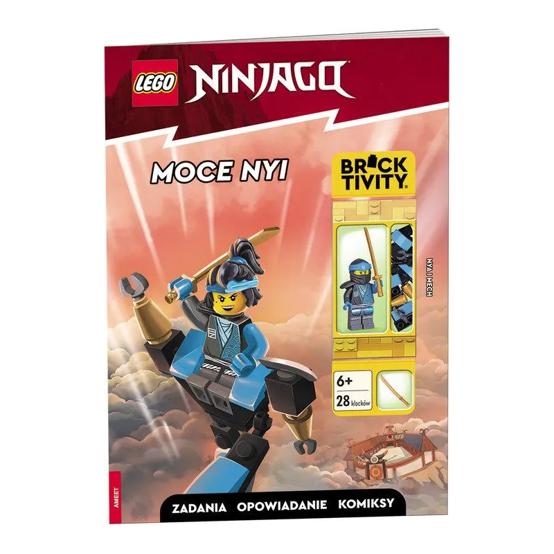 LEGO NINJAGO. MOCE NYI + FIGURKA 6+ LEGO NINJAGO. MOCE NYI + FIGURKA 6+