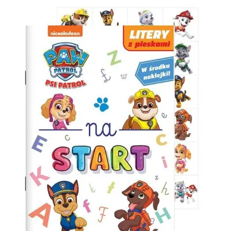 Psi Patrol. Litery Na Start. Książeczka Z Naklejkami Psi Patrol. Litery Na Start. Książeczka Z Naklejkami