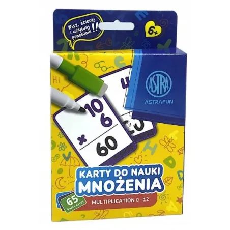 KARTY DO NAUKI MNOŻENIA 6+