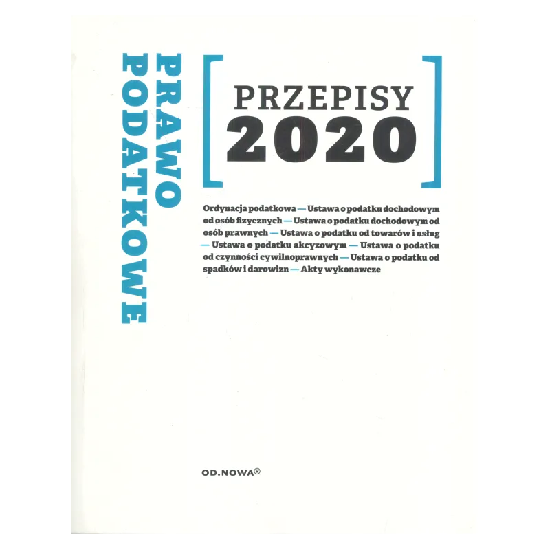 PRAWO PODATKOWE PRZEPISY 2020 - od.nowa