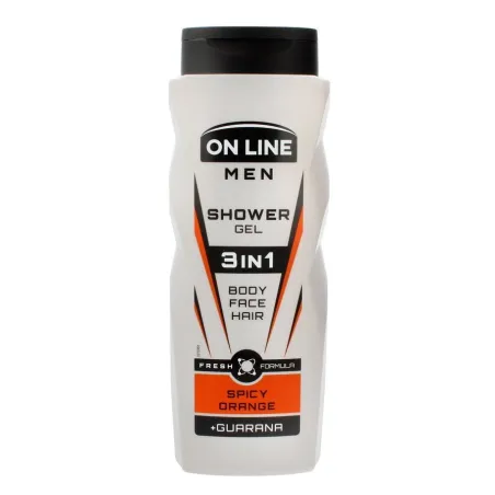 ŻEL POD PRYSZNIC DLA MĘŻCZYZN 3W1 SPICY ORANGE + GUARANA 400ML ON LINE