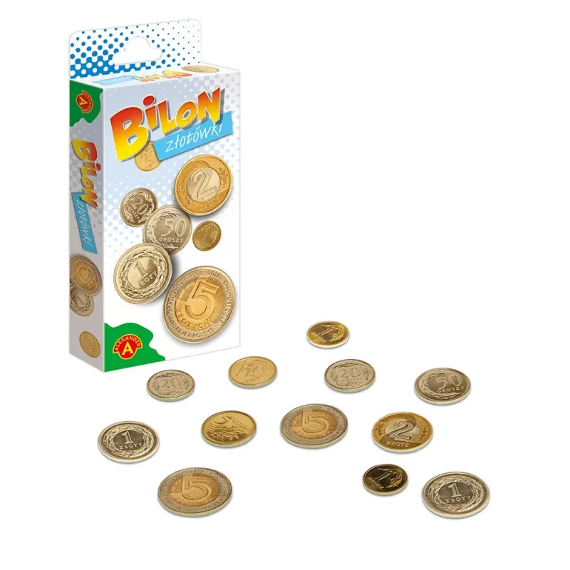 BILON ZŁOTÓWKI ZABAWKA EDUKACYJNA 4+