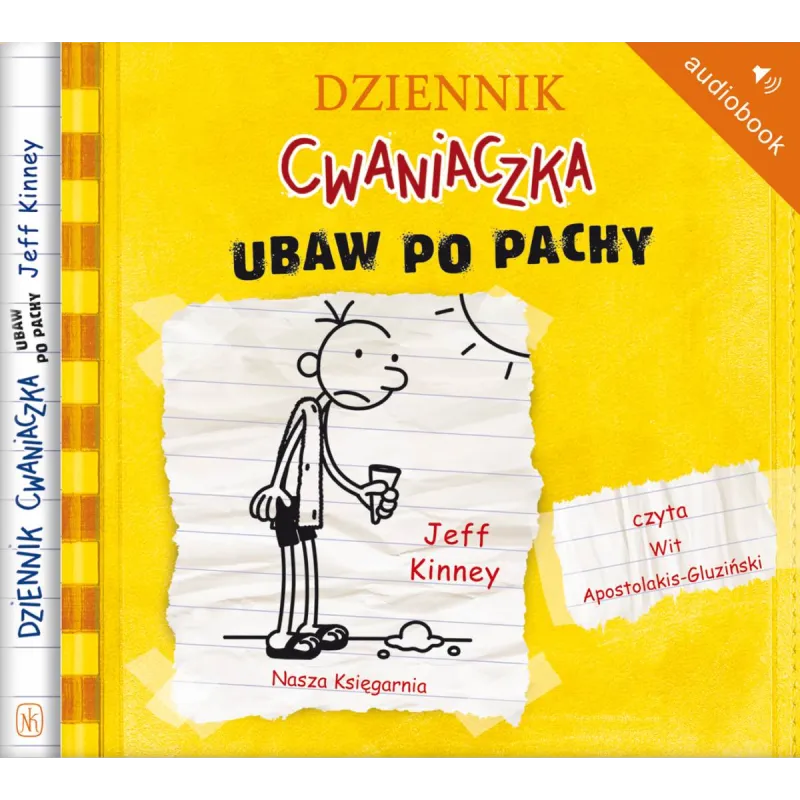 DZIENNIK CWANIACZKA UBAW PO PACHY AUDIOBOOK CD MP3