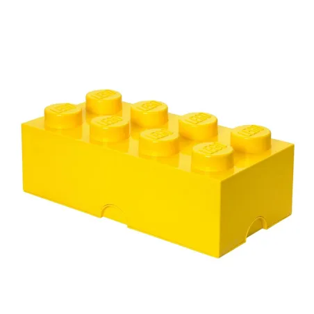 Pojemnik Klocek 8 Wypustek Żółty 50 X 25 X 18 Cm Lego 4004