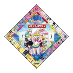 MONOPOLY SAILOR MOON CZARODZIEJKA Z KSIĘŻYCA GRA PLANSZOWA 8+ - Hasbro
