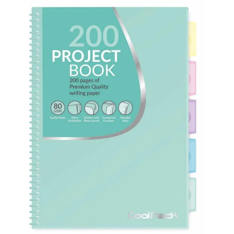 KOŁOZESZYT W KRATKĘ A4 COOLPACK