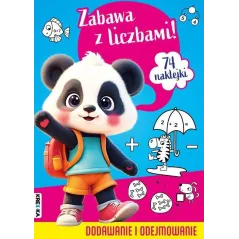 ZABAWA Z LICZBAMI! KSIĄŻECZKA Z NAKLEJKAMI