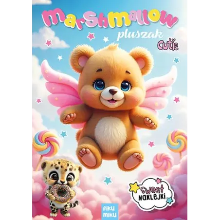Pluszak. Marshmallow. Kolorowanka Z Naklejkami