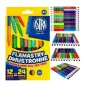 Flamastry Dwustronne 24 Kolory Astra 3+