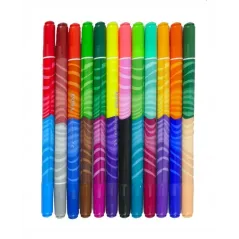 FLAMASTRY DWUSTRONNE 24 KOLORY ASTRA 3+