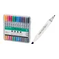 Dwustronne Pisaki 12  Kolorów Creadu