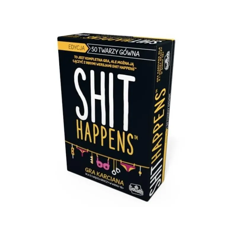SHIT HAPPENS EDYCJA 50 TWARZY GÓWNA GRA IMPREZOWA GOLIATH 18+