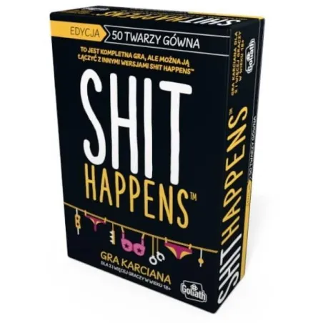 Shit Happens Edycja 50 Twarzy Gówna Gra Imprezowa Goliath 18+