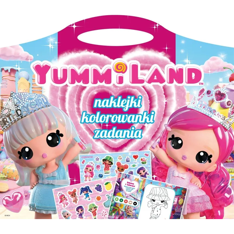 YUMILAND. NAKLEJKI, KOLOROWANKI, ZADANIA