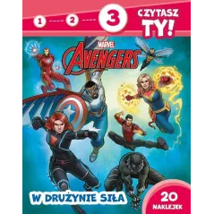 W drużynie siła. Marvel Avengers. Poziom 3. 1 2 3 czytasz ty! Elżbieta Lekan,Alexis Nesme