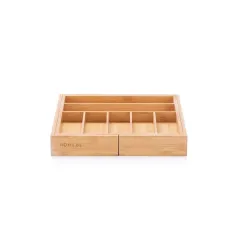 DREWNIANY ORGANIZER SZTUĆCÓW HOMEDE