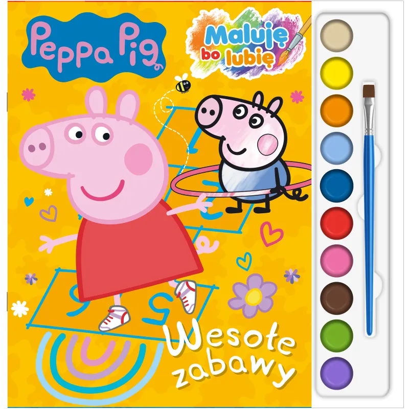 Wesołe zabawy. Świnka Peppa. Maluję bo lubię Opracowanie zbiorowe Wesołe zabawy. Świnka Peppa. Maluję bo lubię Opracowanie zbiorowe