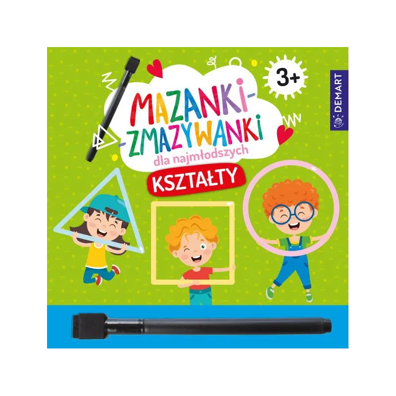 Mazankizmazywanki dla najmłodszych. Kształty Anna Borchard