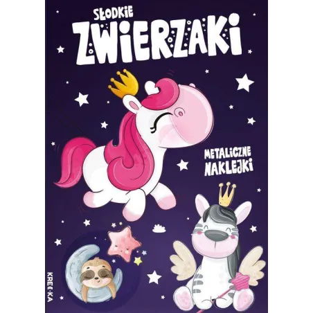 Słodkie Zwierzaki. Kolorowanka Z Naklejkami