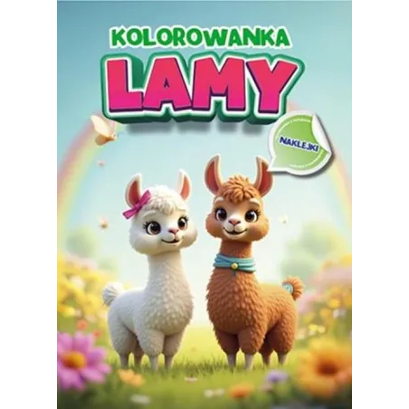 Lamy. Kolorowanka Z Naklejkami Lamy. Kolorowanka Z Naklejkami