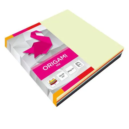 Papier Do Tworzenia Origami Kolorowy 100 Arkuszy