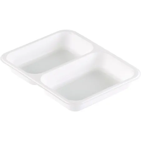 Pojemnik Zgrzewalny Caterline 227X178X32 Mm Biały 2-Komory 216 Sztuk Duni