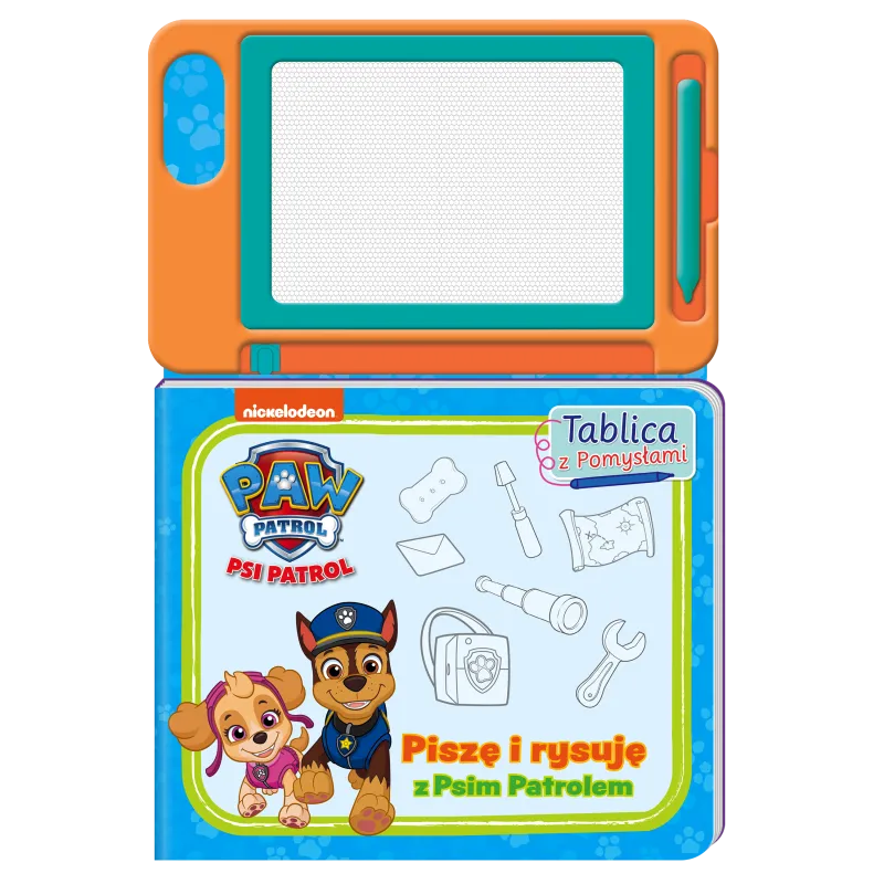 PSI PATROL TABLICA Z POMYSŁAMI PISZĘ I RYSUJĘ Z PSIM PATROLEM! - Media Service Zawada PSI PATROL TABLICA Z POMYSŁAMI PISZĘ I RYSUJĘ Z PSIM PATROLEM! - Media Service Zawada