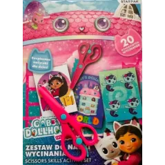 KOCI DOMEK GABI. ZESTAW KREATYWNY DO NAUKI WYCINANIA + NOŻYCZKI