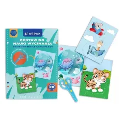 ZESTAW DO NAUKI WYCINANIA + NOŻYCZKI