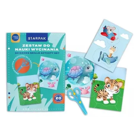 Zestaw Do Nauki Wycinania + Nożyczki