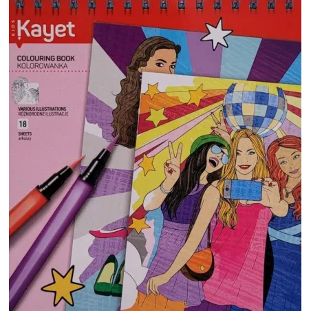 MODOWA KOLOROWANKA ARTYSTYCZNA RELAKSUJĄCA