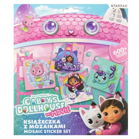 GABBY S DOLLHOUSE THE MOVIE. MOZAIKA DIAMENTOWA. ZESTAW KREATYWNY