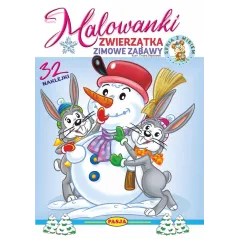 Zwierzątka zimowe zabawy. Malowanki Włodzimierz Kruszewski,Ernest Błędowski