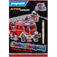 ODWAŻNI STRAŻACY. PLAYMOBIL ACTION HEROES. EKSTRAZDRAPKA