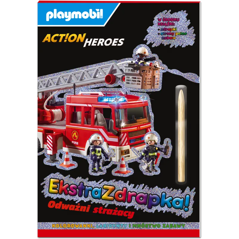 ODWAŻNI STRAŻACY. PLAYMOBIL ACTION HEROES. EKSTRAZDRAPKA