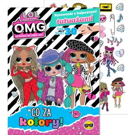 L.o.l. Surprise! Co Za Kolory! Rysowanki Z Bajecznymi Tatuażami