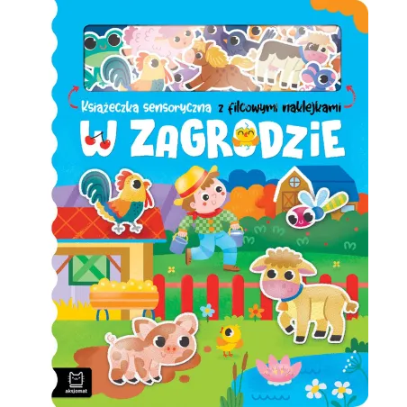 W Zagrodzie. Książeczka Sensoryczna Z Filcowymi Naklejkami